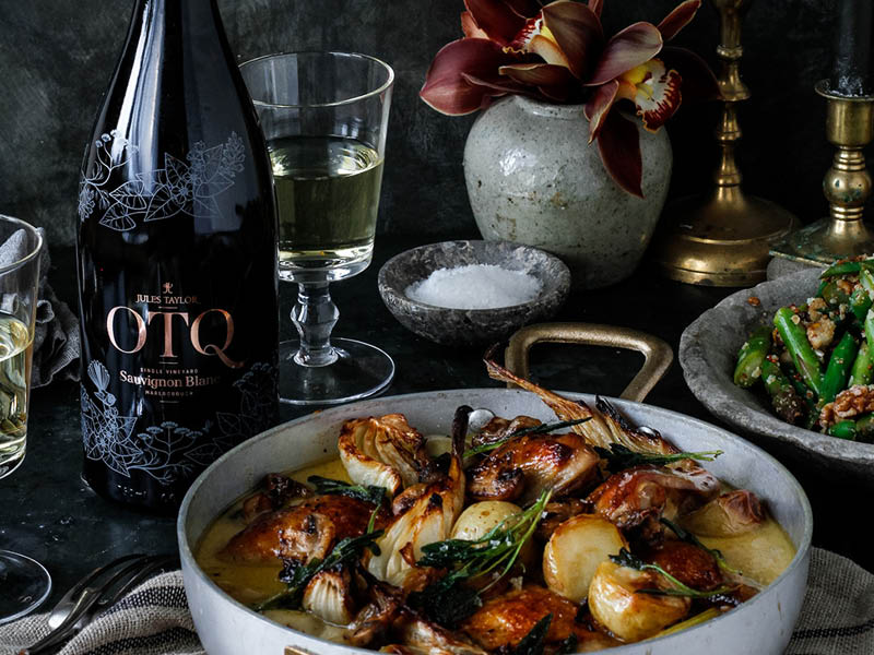 An elegant dish for a long summer lunch - Jules Taylor Wines